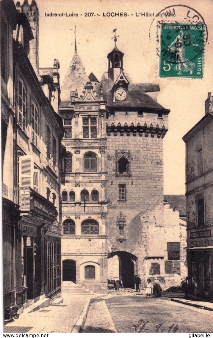 37 - Indre Et Loire -  LOCHES - L Hotel De Ville - Loches