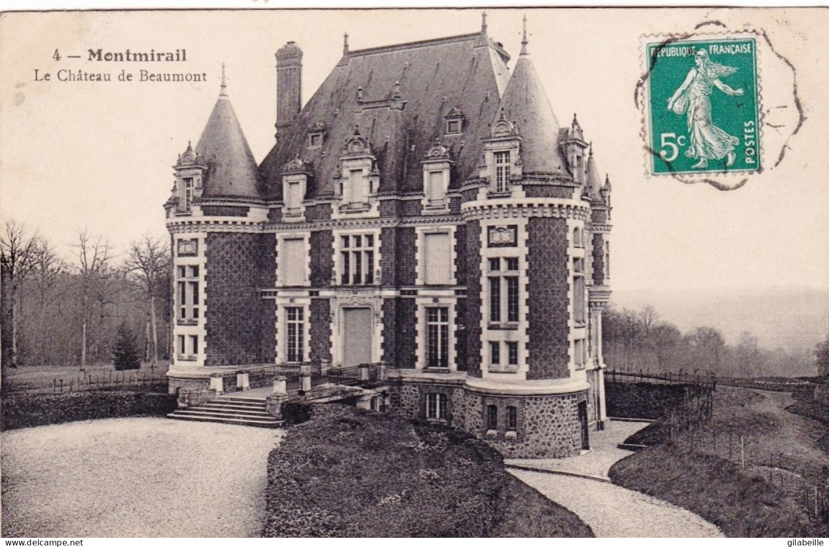 51 - Marne -  MONTMIRAIL -  Le Chateau De Beaumont - Montmirail