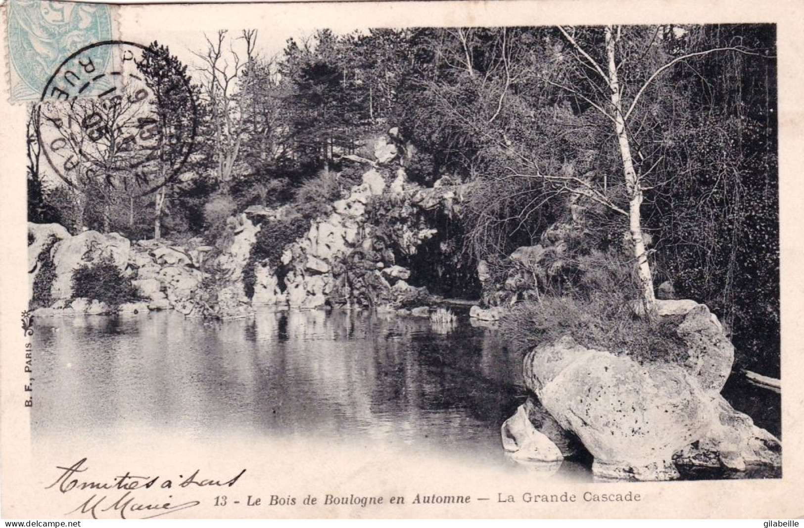 75 - PARIS 16 -  Le Bois De Boulogne En Automne - La Grande Cascade - Distretto: 16