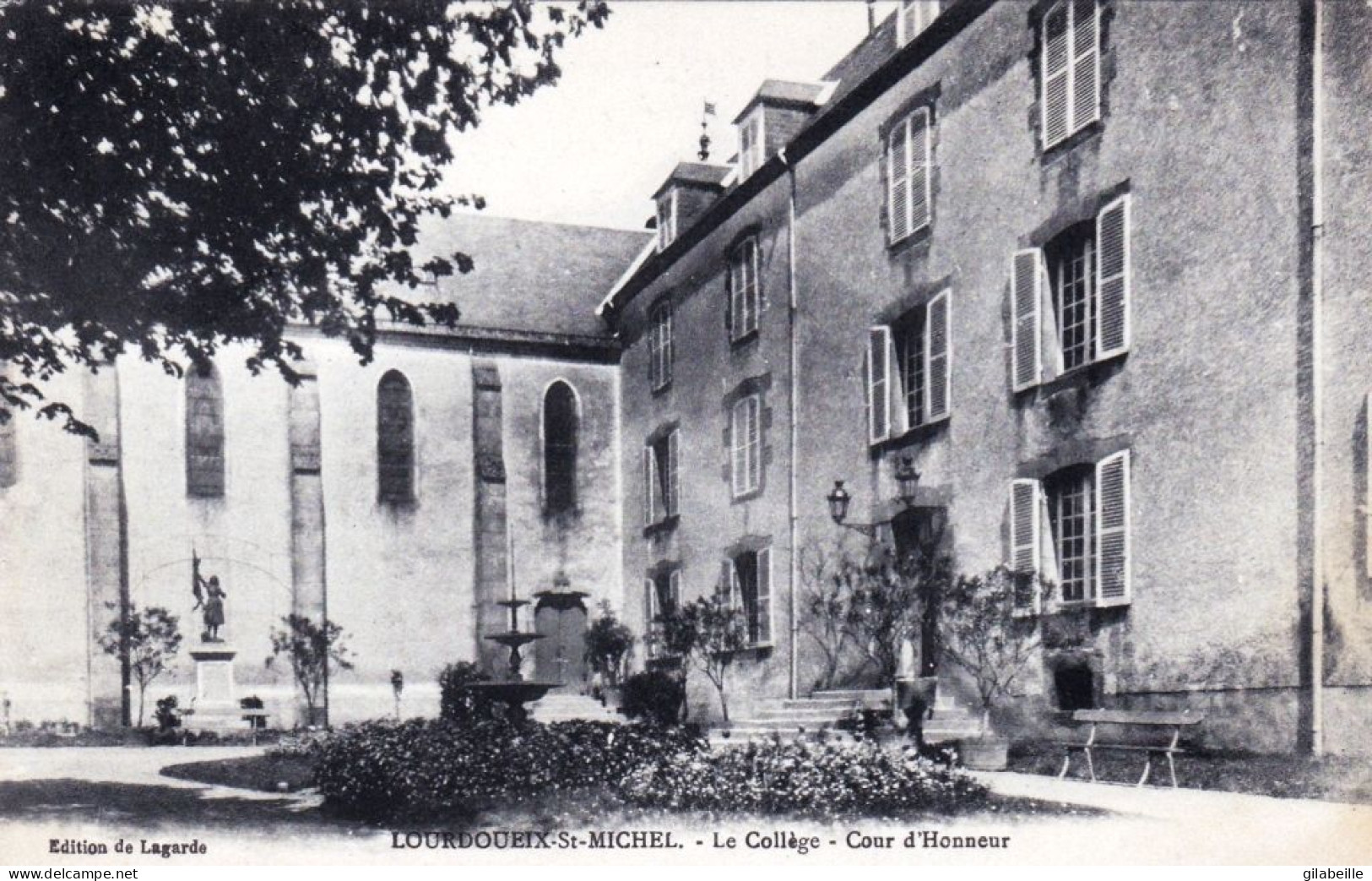 36 - Indre -  LOURDOUEIX SAINT MICHEL - Le College - Cour D Honneur - Other & Unclassified