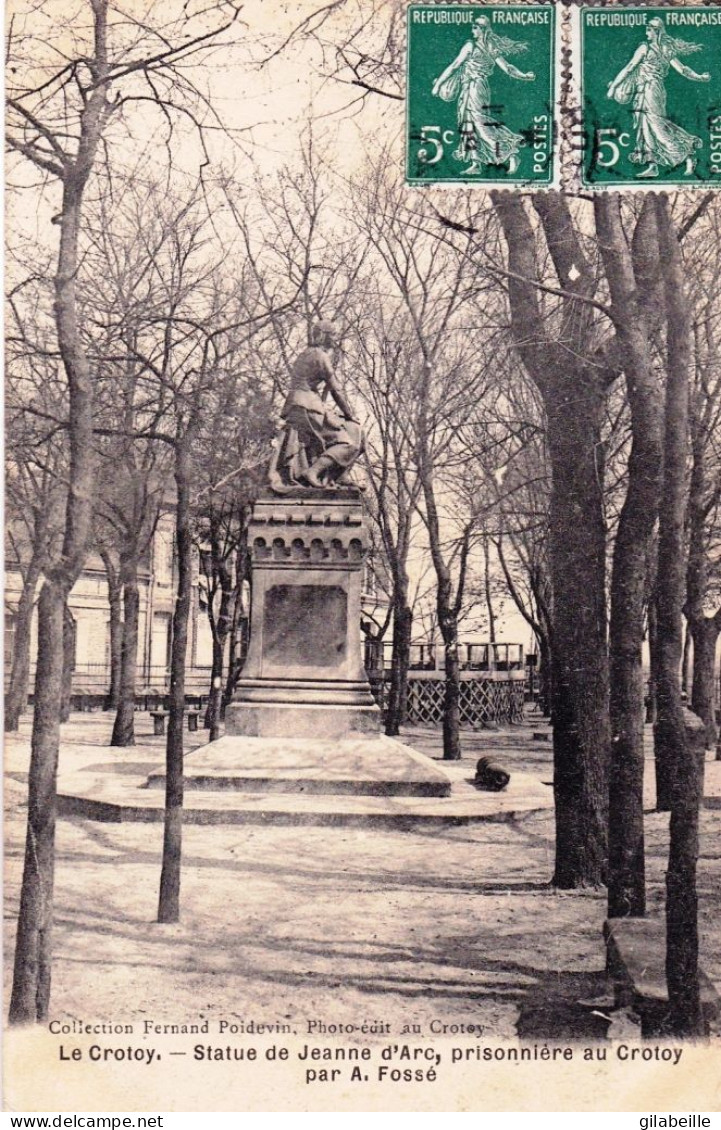 80  - Somme -  LE CROTOY - Statue De Jeanne D ARC - Le Crotoy