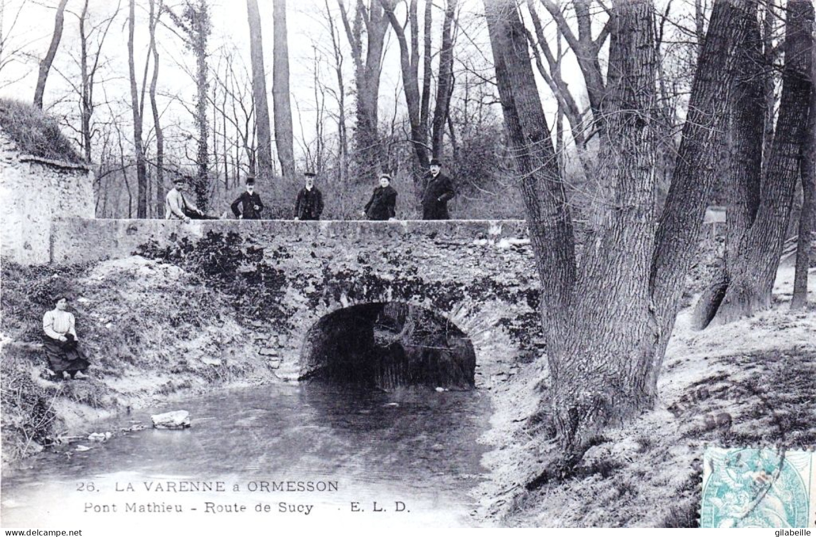 94 - Val De Marne -  LA VARENNE A ORMESSON - Pont Mathieu - Route De Sucy - Sonstige & Ohne Zuordnung