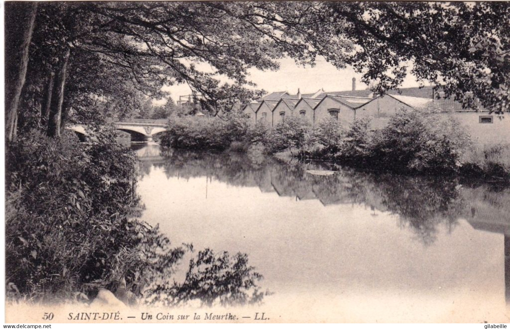 88 - Vosges -  SAINT DIE - Un Coin Sur La Meurthe - Usine - Saint Die