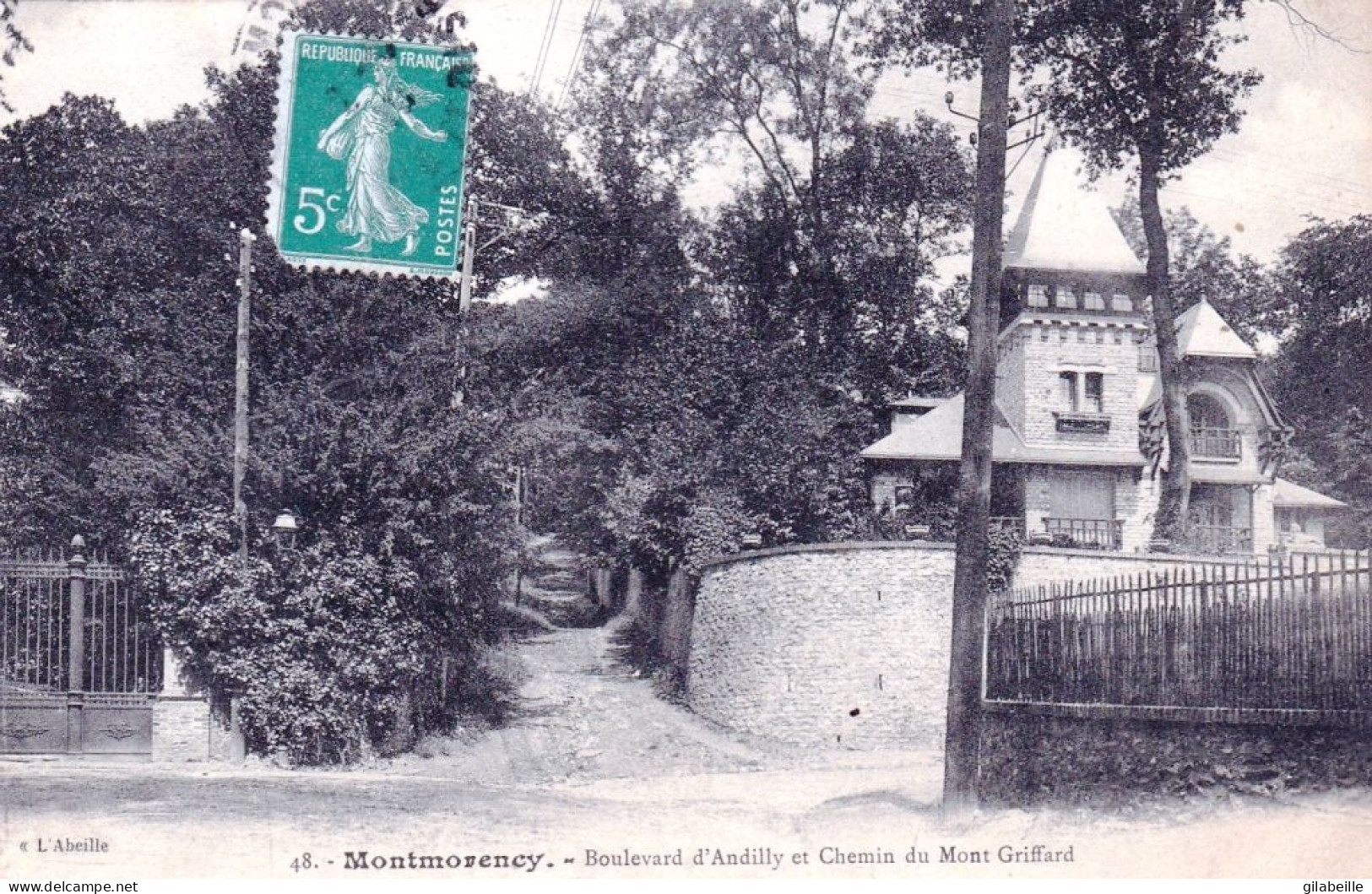 95  - Val D Oise -  MONTMORENCY - Boulevard D Andilly Et Chemin Du Mont Griffard - Montmorency