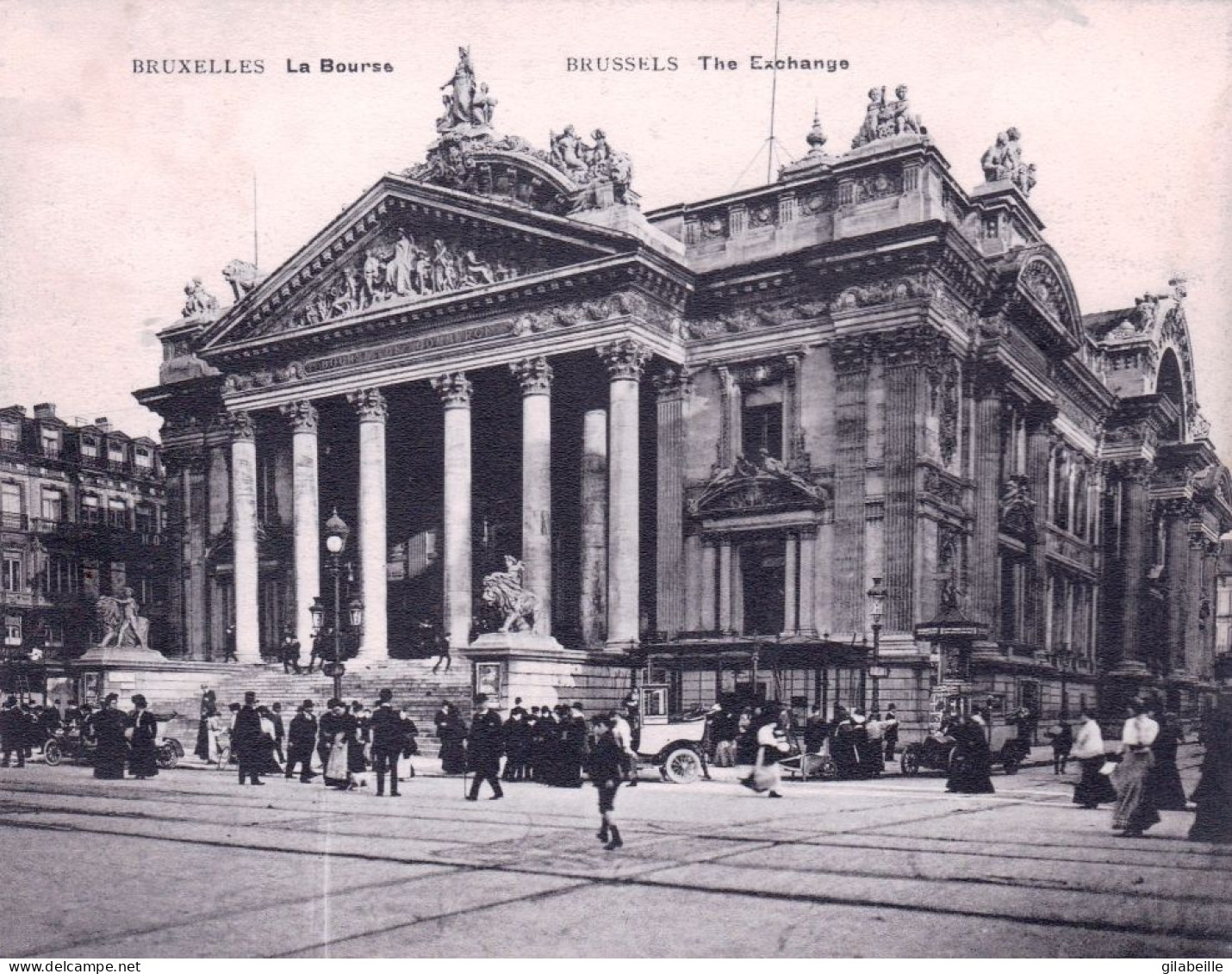 BRUXELLES -  La Bourse - Grand Format - 18cm X14cm - Bauwerke, Gebäude