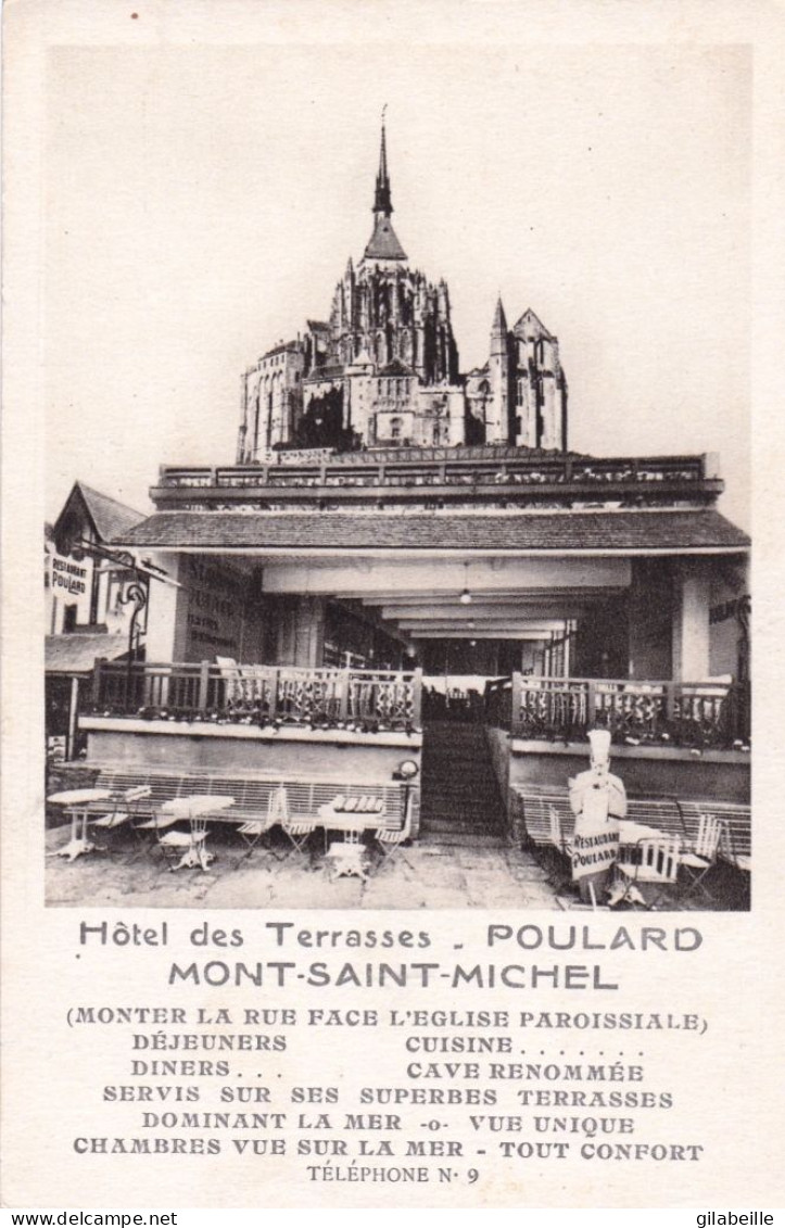 50 - Manche -  MONT SAINT MICHEL - Etablissement Poulard Hotel Des Terrasses - Le Mont Saint Michel