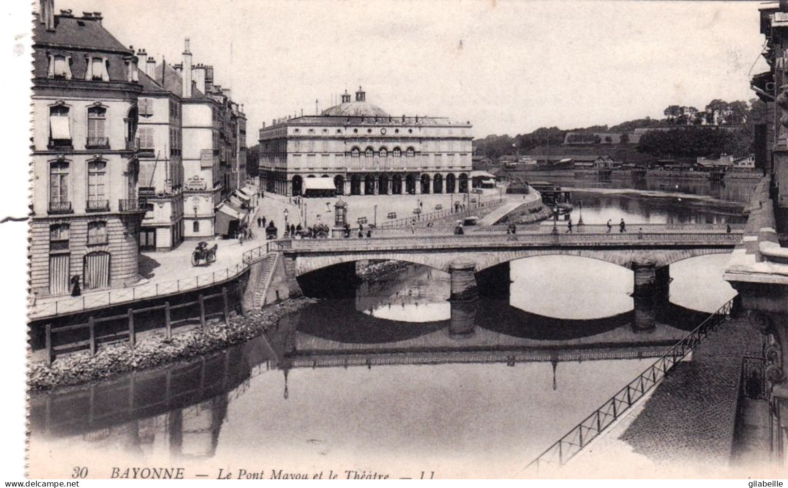 64 - Pyrenees Atlantiques - BAYONNE - Le Pont Mayou Et Le Theatre - Bayonne