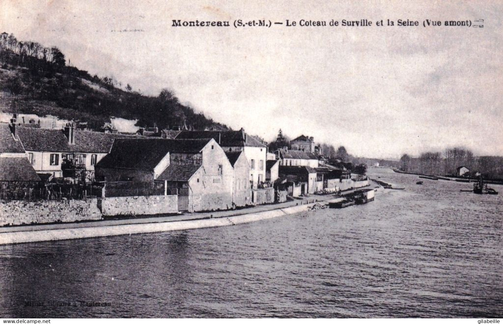 77 - Seine Et Marne - MONTEREAU - Le Coteau De Surville Et La Seine - Montereau
