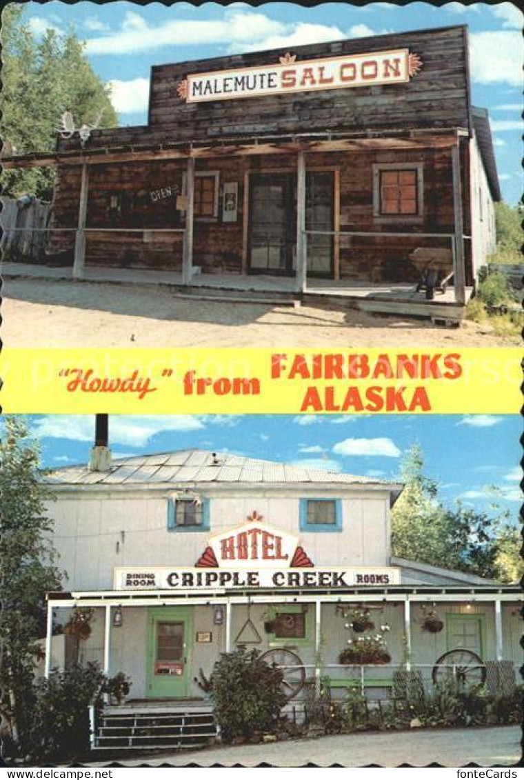 72179136 Fairbanks_Alaska Hotel Cripple Creek  Malemute Saloon - Other & Unclassified