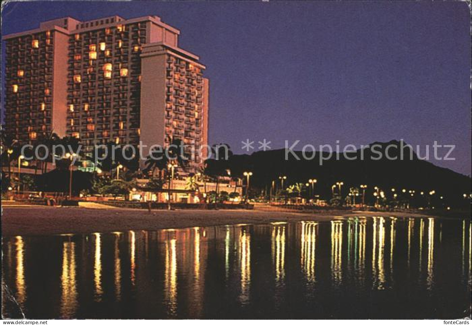 72179128 Honolulu Hawaiian Waikiki Beach Hotel - Andere & Zonder Classificatie