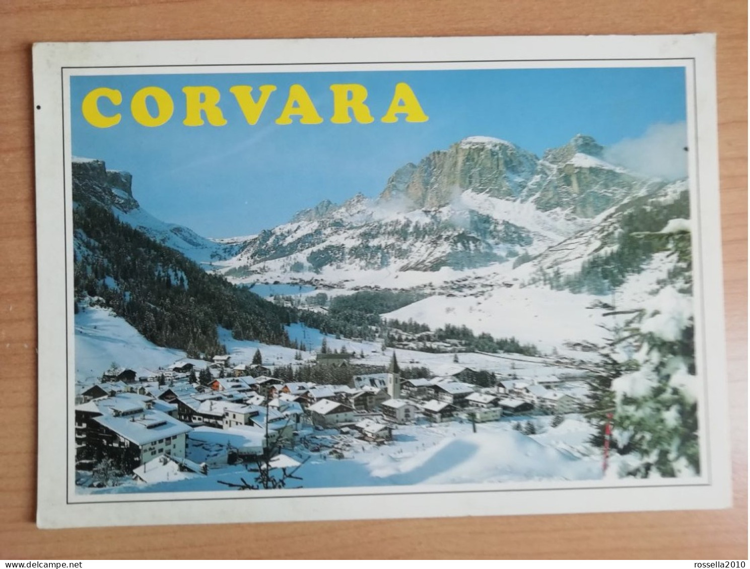 CARTOLINA ITALIA BOLZANO BOZEN CORVARA ALTA BADIA Italy Postcard ITALIEN Ansichtskarten - Bolzano