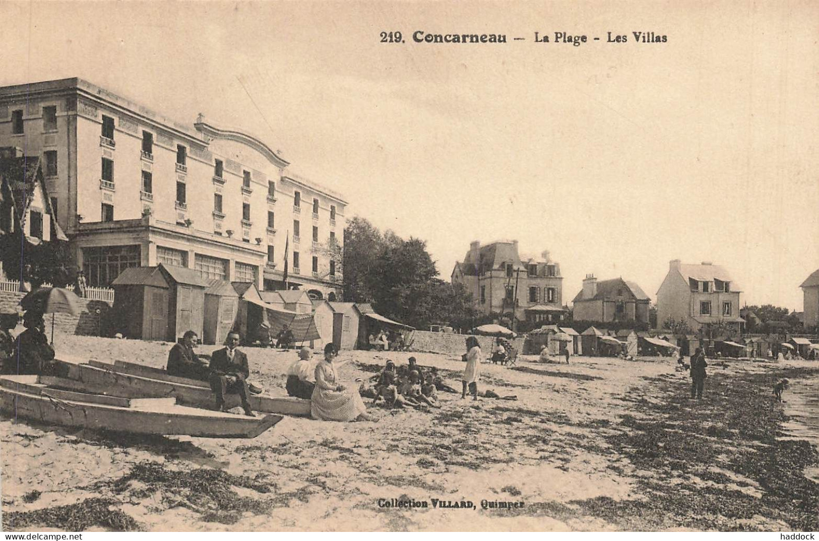 CONCARNEAU : LA PLAGE - LES VILLAS - Concarneau