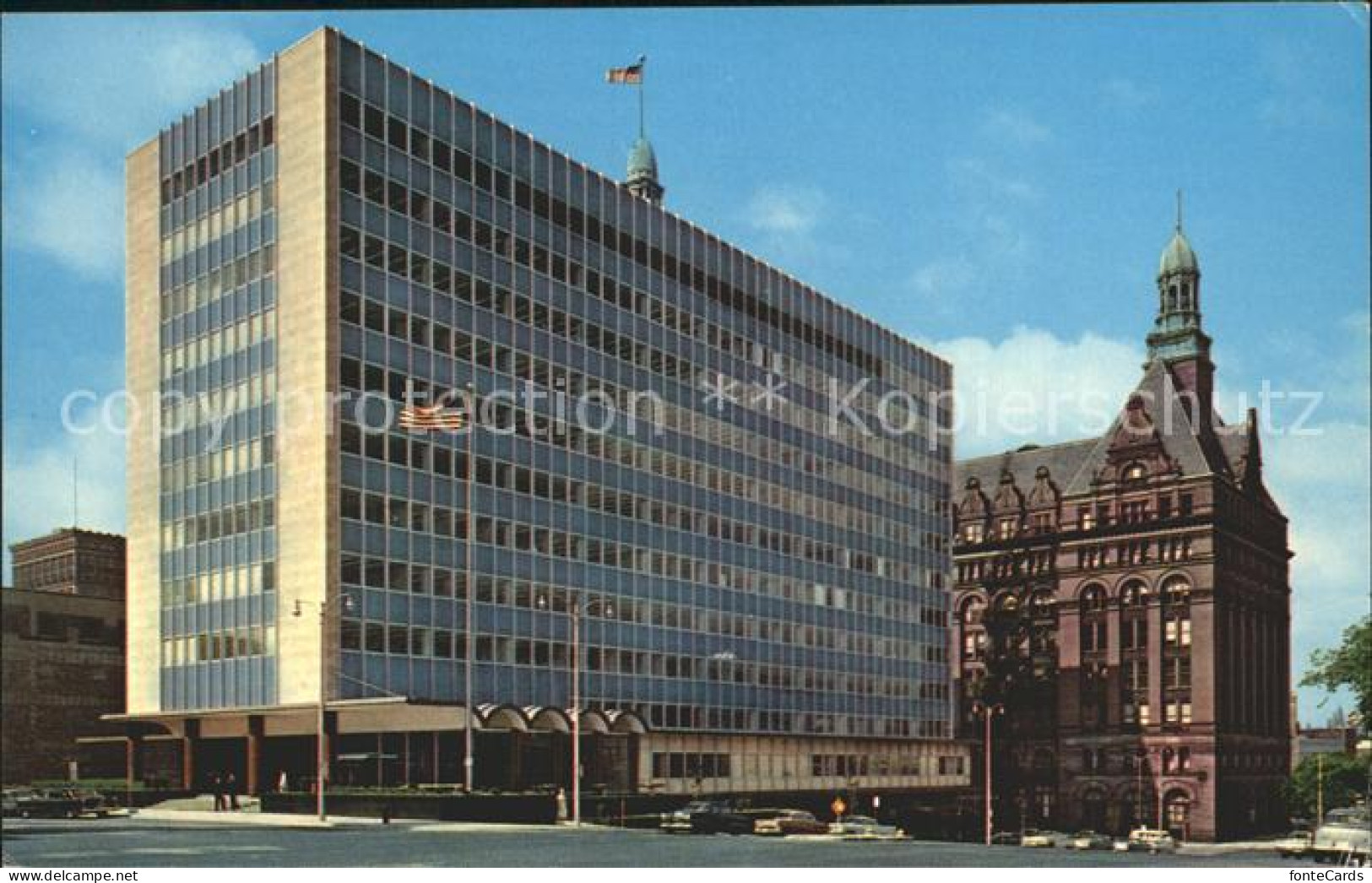 72173948 Milwaukee_Wisconsin City Hall And New Municipal - Andere & Zonder Classificatie