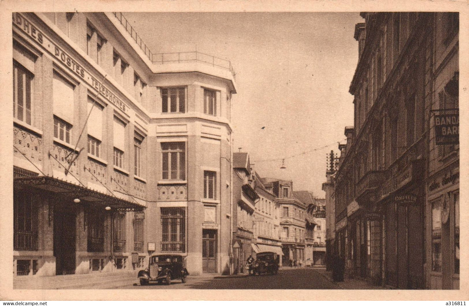 CP, 27, EVREUX , La Grande Poste Et La Rue Grande - Evreux