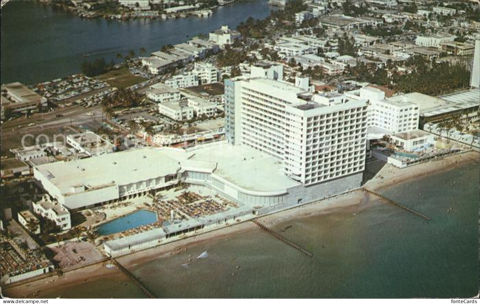 72167373 Miami_Beach The Deauville Hotel Air View - Sonstige & Ohne Zuordnung