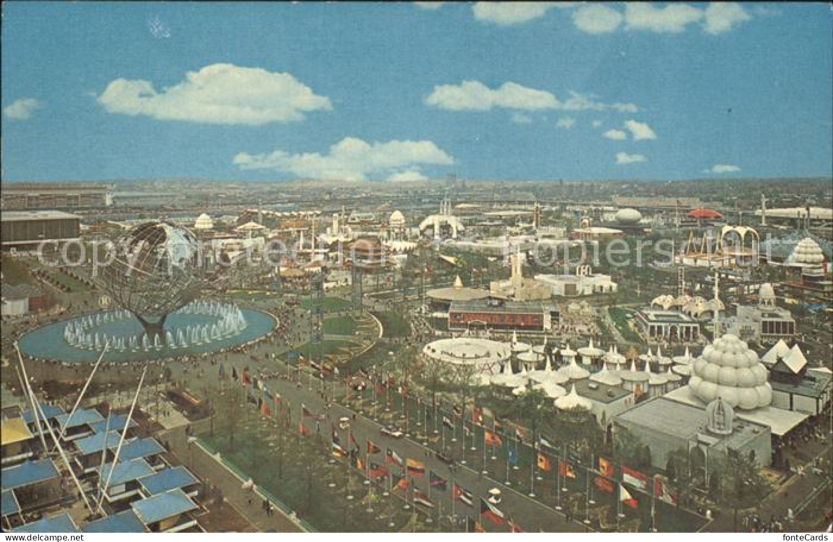 72167367 New_York_City Unisphere Worlds Fair 64 Air View - Altri & Non Classificati