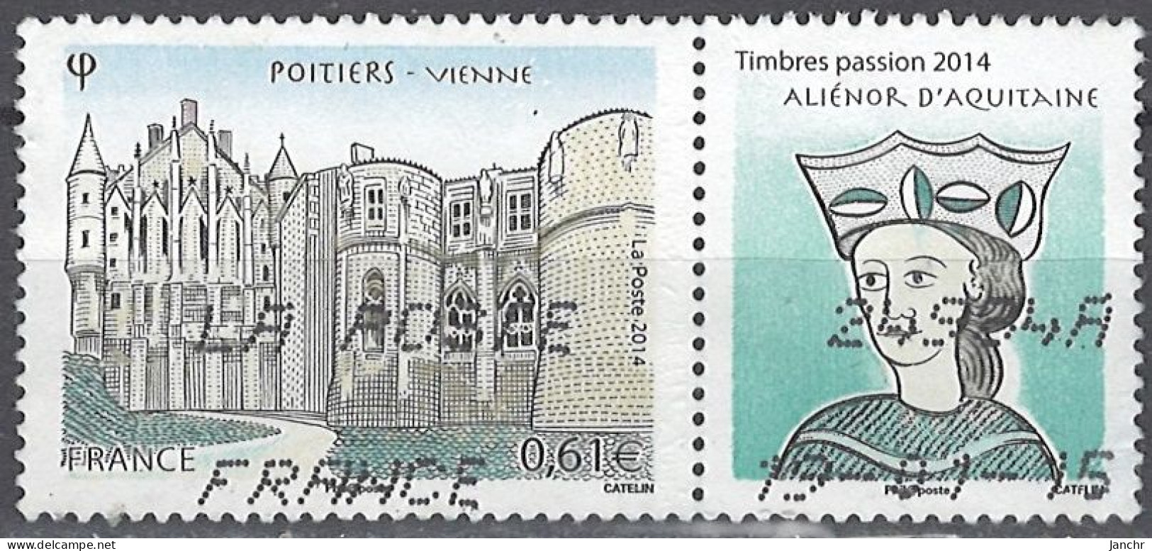 France Frankreich 2014. Mi.Nr. 5826 Zf, Used O - Used Stamps