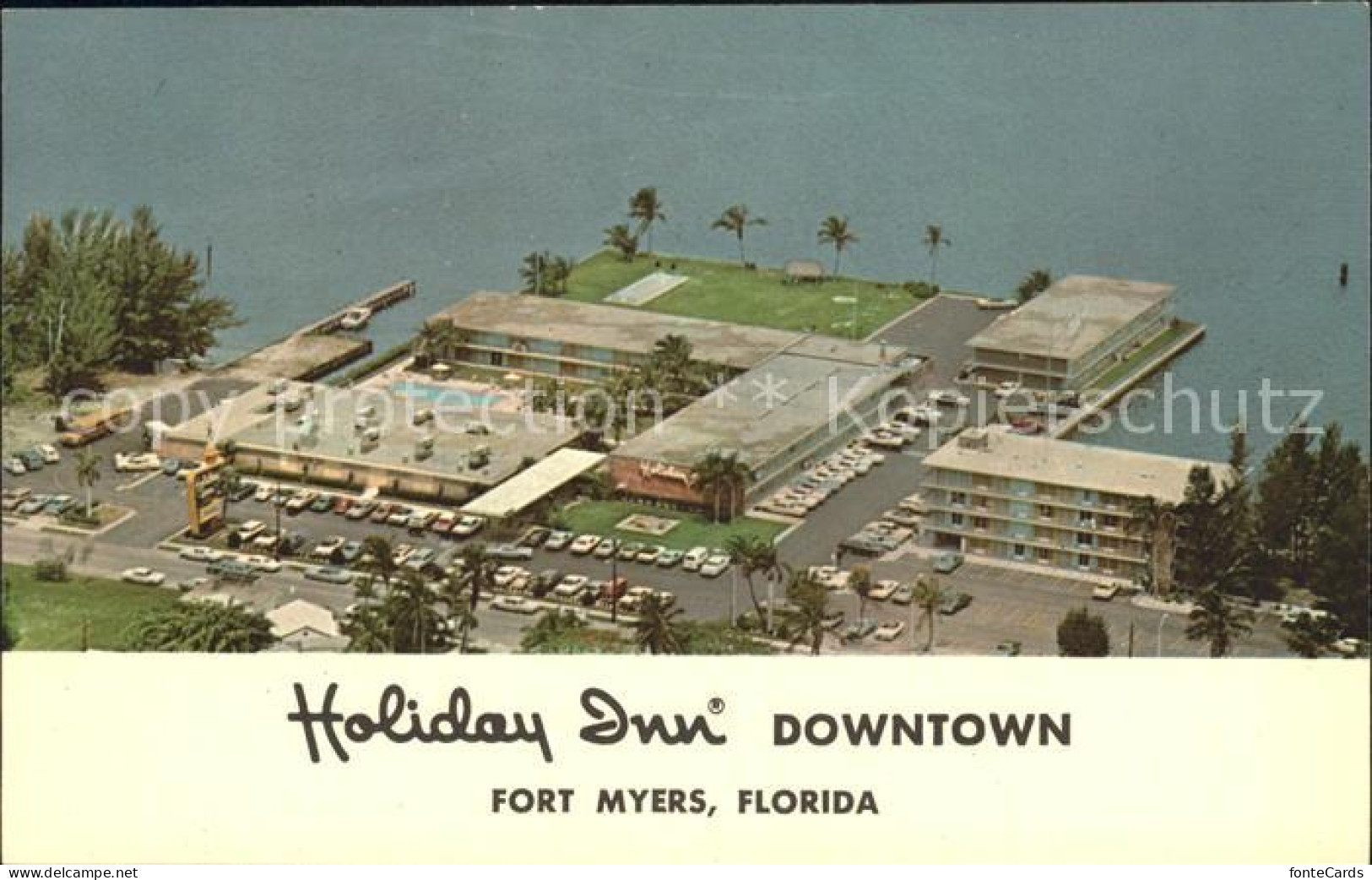 72167257 Fort_Myers Holiday Inn Downtown Fliegeraufnahme - Altri & Non Classificati