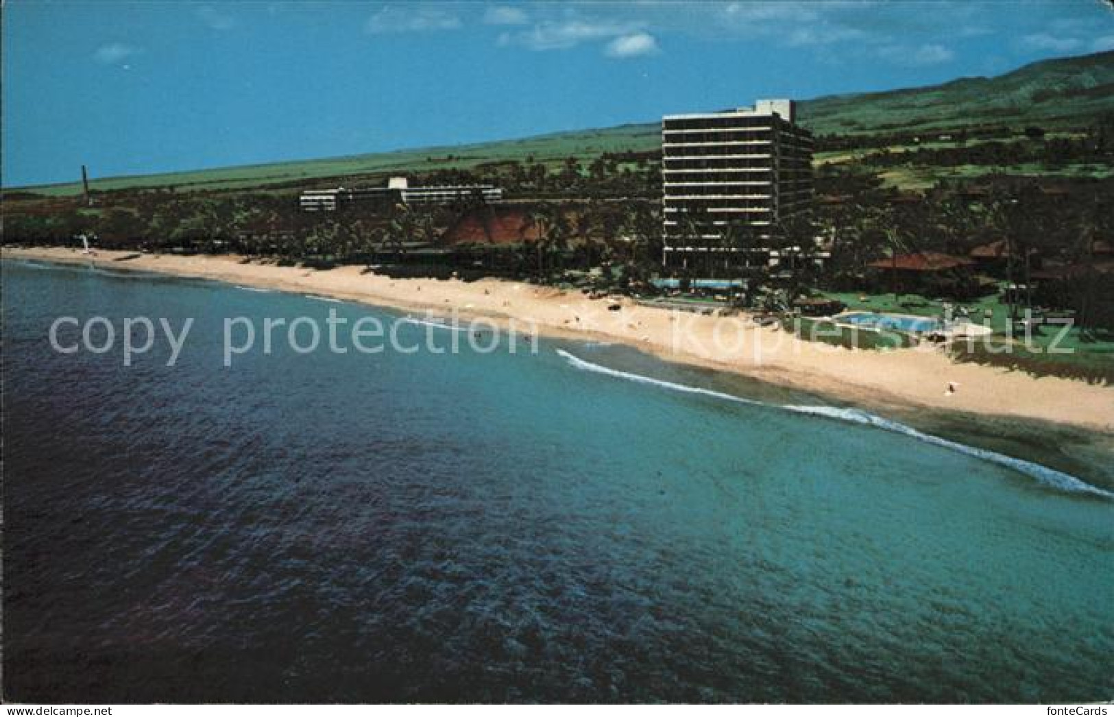 72167248 Maui_Hawaii Royal Lahina Resort Kaanapali Beach Fliegeraufnahme - Andere & Zonder Classificatie
