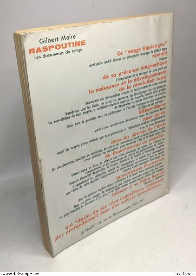 Raspoutine --- Documents Du Temps - Biographie