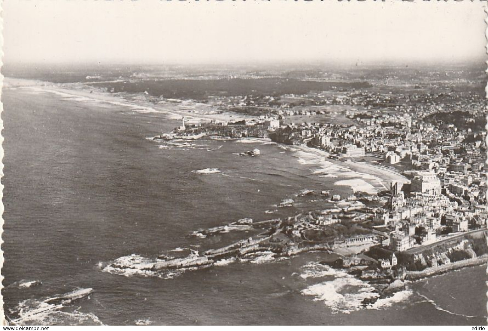 *** 64 ****   BIARRITZ  Vue Aérienne Des Plages  --- Atelier Photographique Basque N°141 Excellent état Neuve - Biarritz