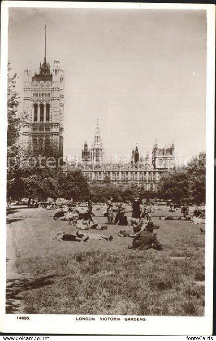 72161997 London Victoria Gardens Palace Of Westminster - Autres & Non Classés