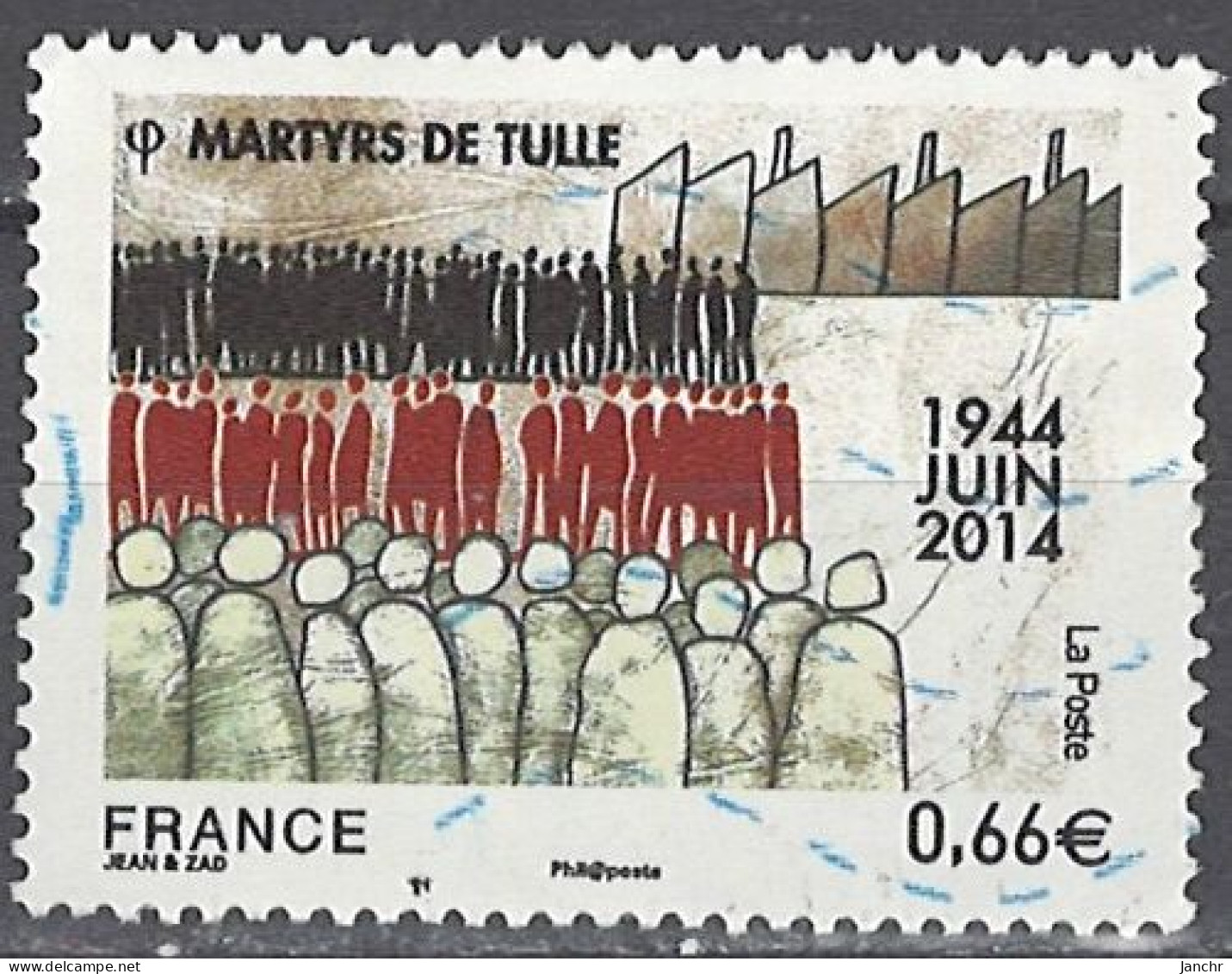 France Frankreich 2014. Mi.Nr. 5854, Used O - Gebruikt