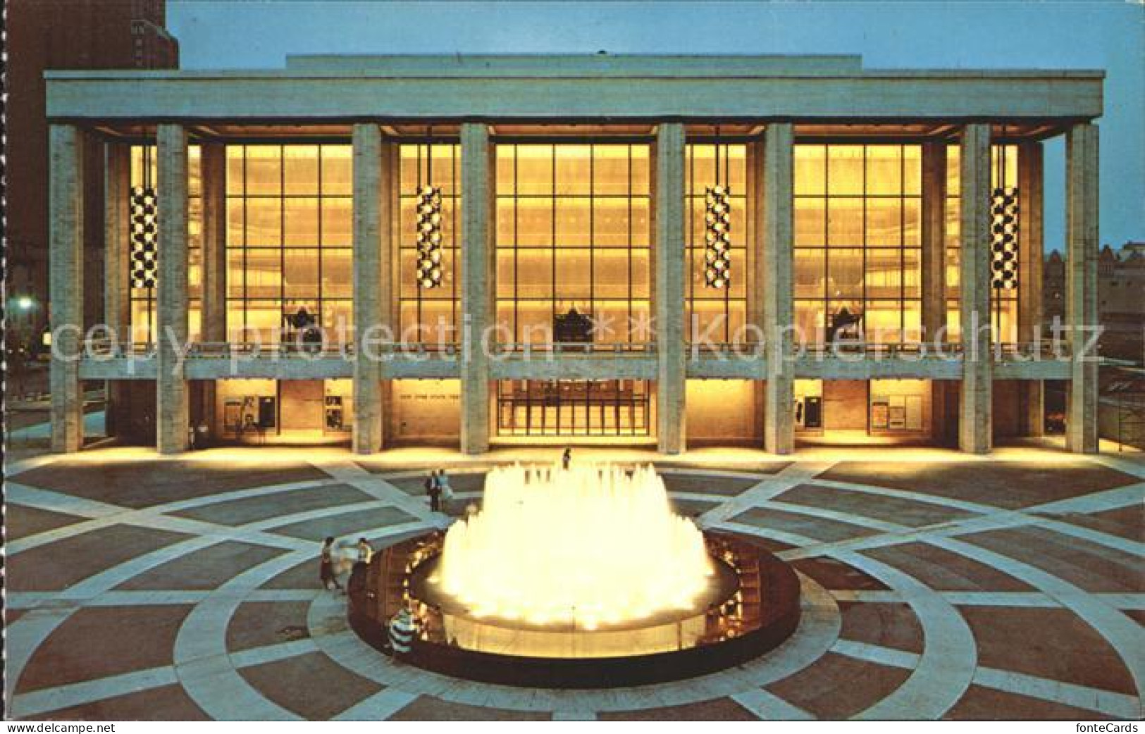 72161944 New_York_City Lincoln Center Plaza Fountain New York State Theater - Sonstige & Ohne Zuordnung