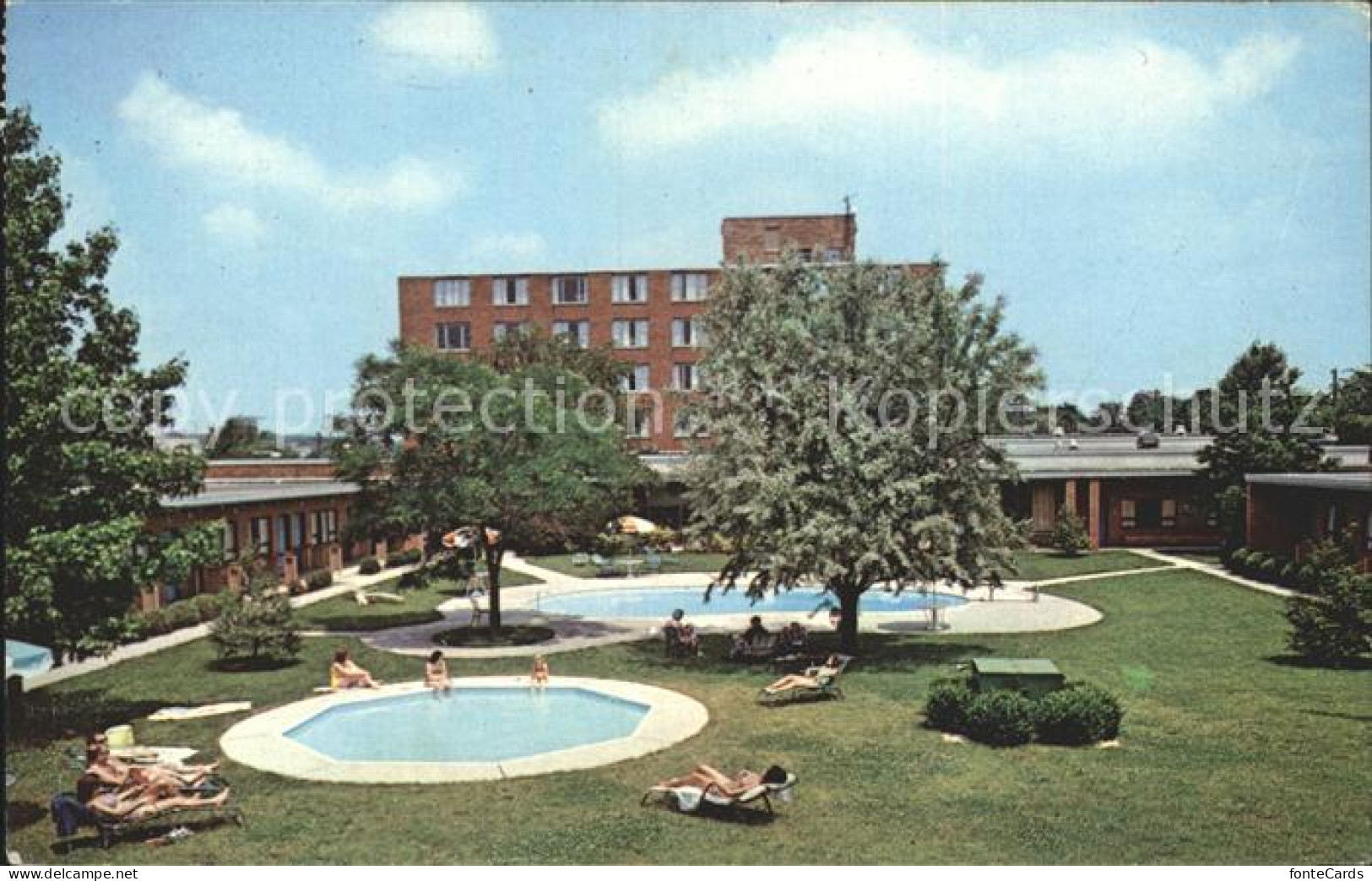 72161943 Lebanon Pennsylvania Treadway Inn Hotel Pool Area Lebanon Pennsylvania - Andere & Zonder Classificatie