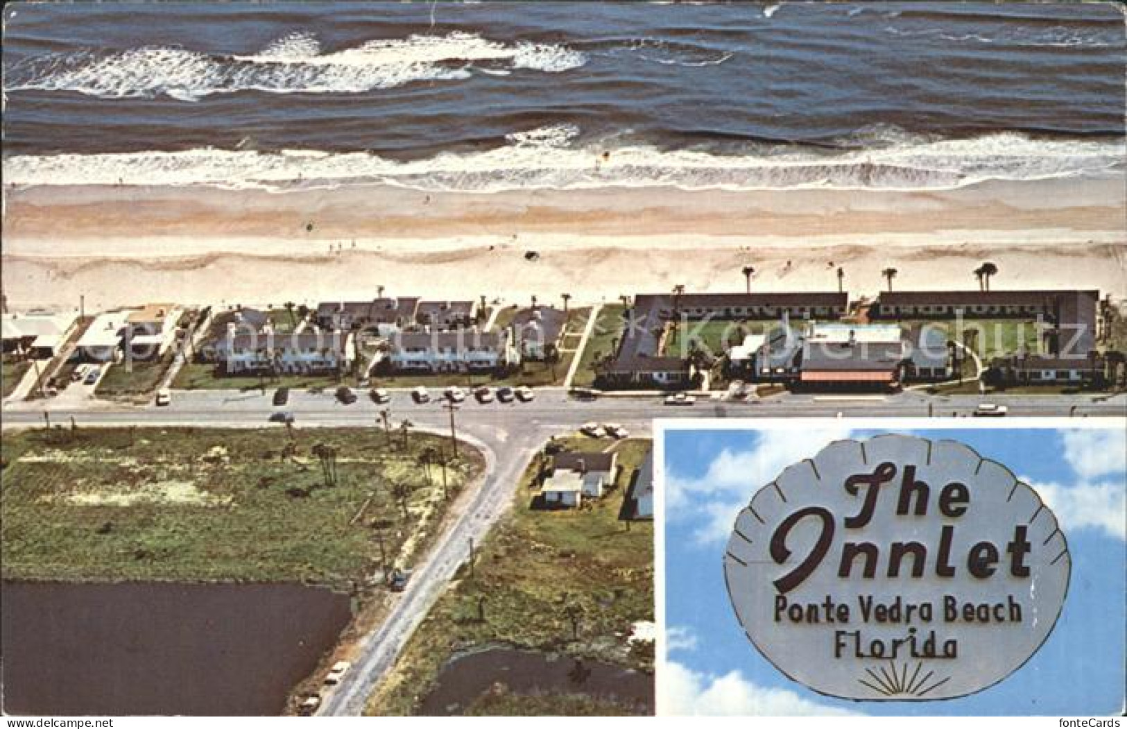 72161919 Ponte_Vedra_Beach The Innlet Resort Hotel Aerial View - Autres & Non Classés