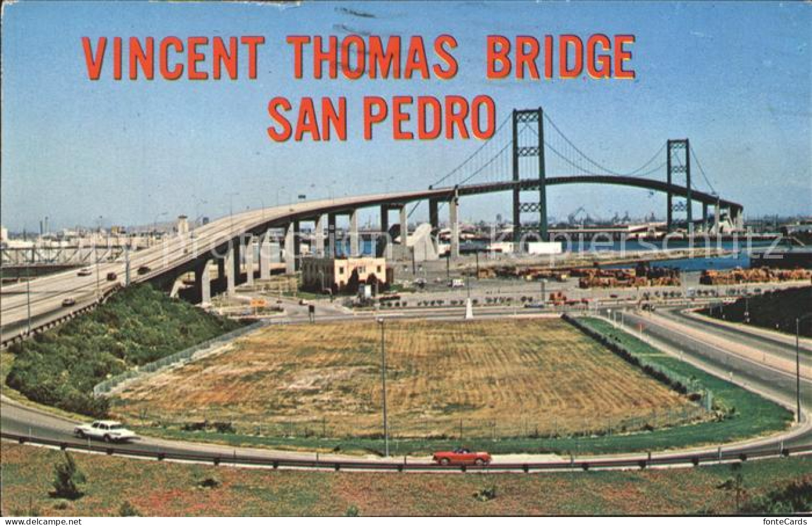 72161847 San_Pedro_California Vincent Thomas Bridge Suspension Bridge Terminal I - Autres & Non Classés