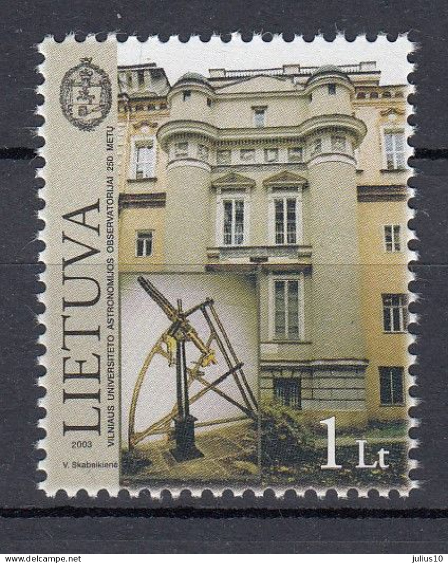 LITHUANIA 2003 Vilnius University Observatory MNH(**) Mi 818 #Lt1023 - Litauen