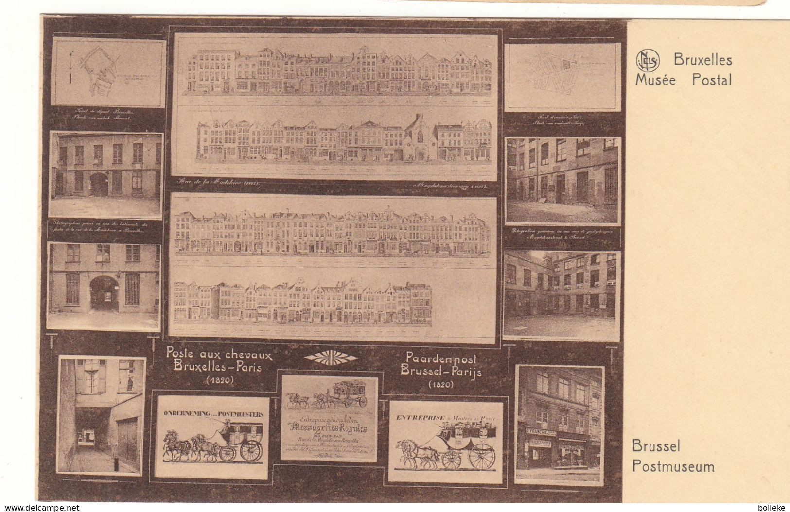 Belgique - Carte Postale De 1936 - Entier Postal - Oblit Musée Postal - - Brieven En Documenten