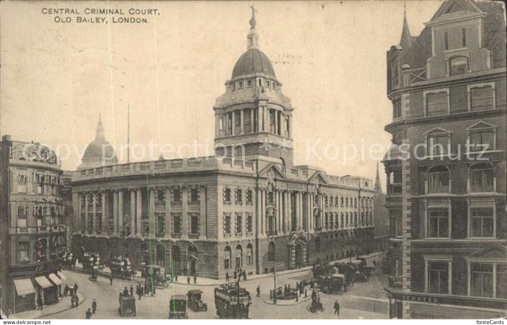 72158220 London Central Criminal Court Old Bailey - Autres & Non Classés