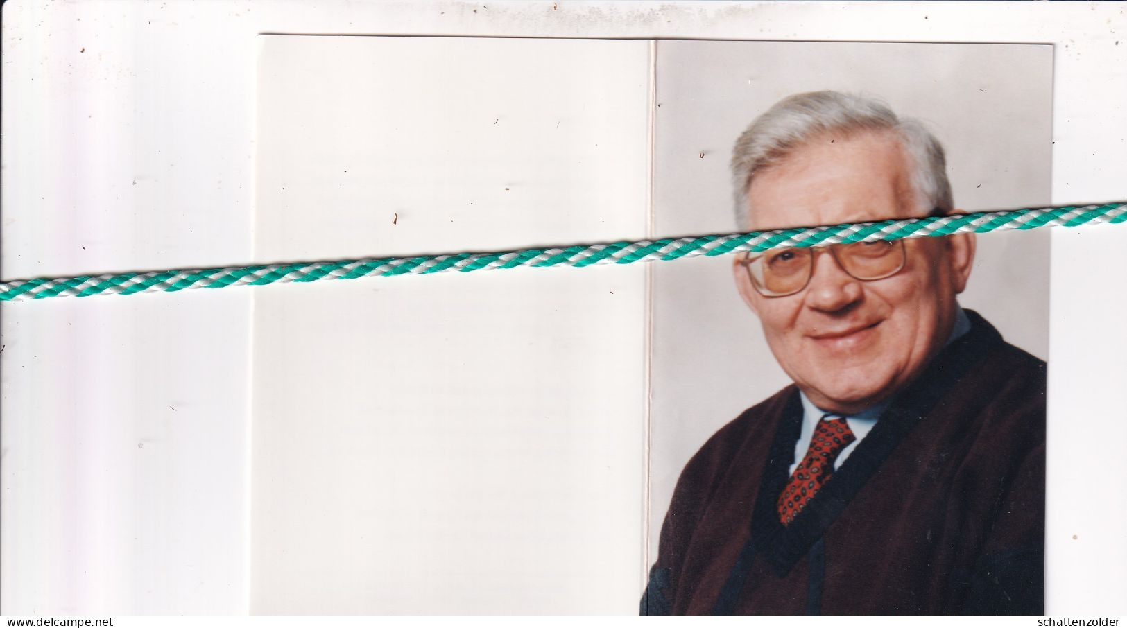 Guillaume (Jommeke) Rogge-Valkenaers, Mechelen 1929, Antwerpen 1997. Banketbakker O.r. Foto - Obituary Notices