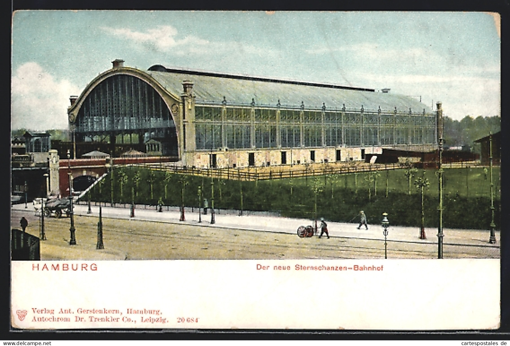 AK Hamburg-St.Pauli, Blick Zum Sternschanzenbahnhof  - Mitte