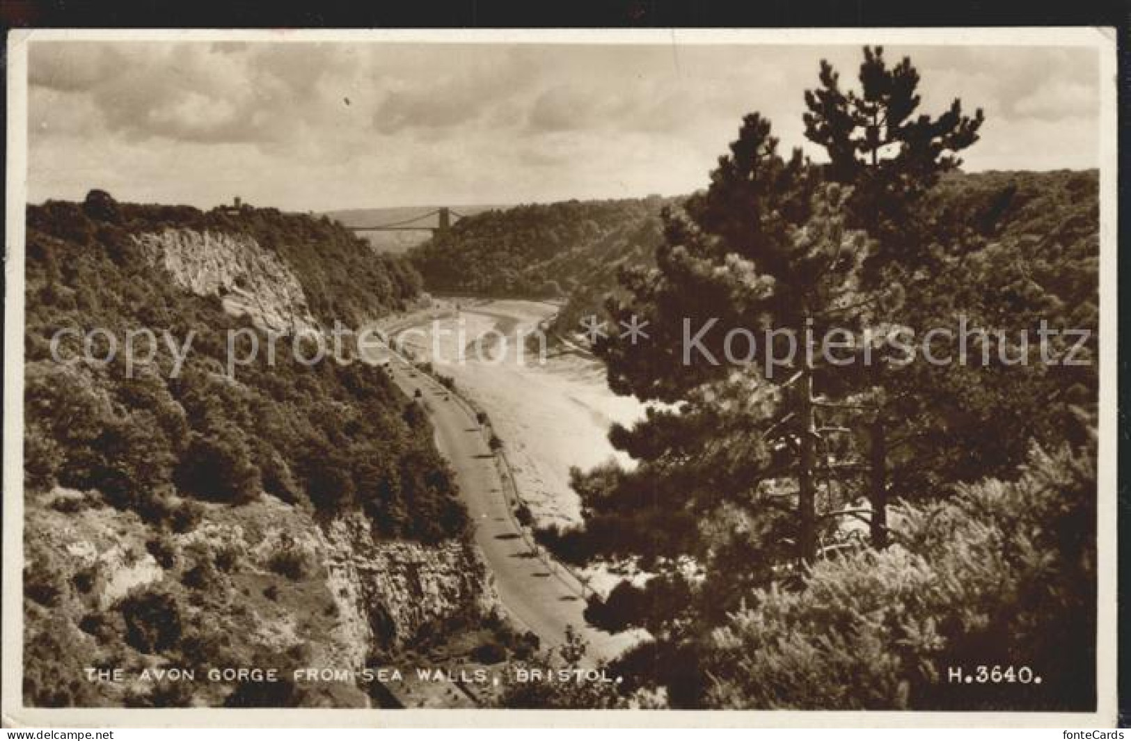 72154507 Bristol UK The Avon Gorge From Sea Walls Bristol, City Of - Bristol