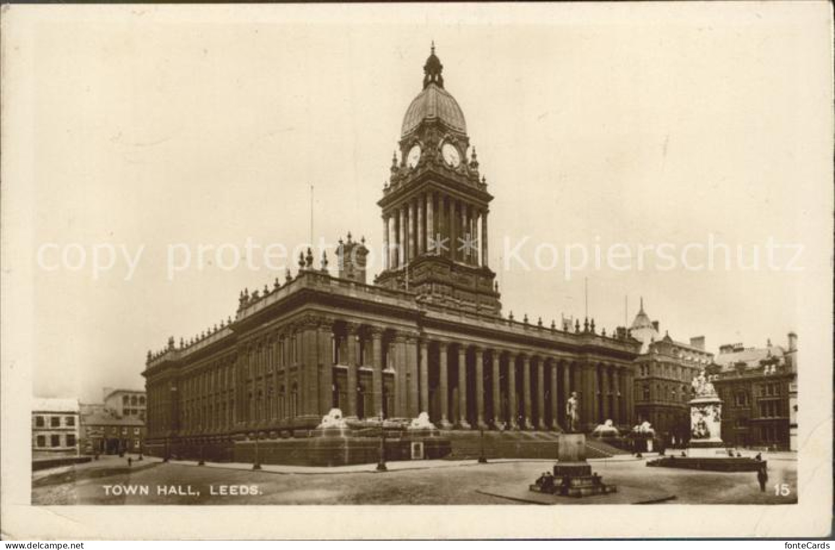 72154478 Leeds West Yorkshire Town Hall  - Altri & Non Classificati