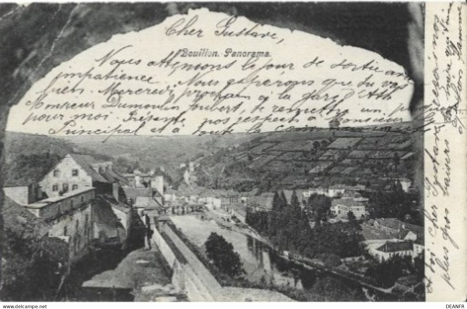 PUBLICITE : Chocolat CESAR, Anvers. Carte Bouillon - Panorama. - Advertising