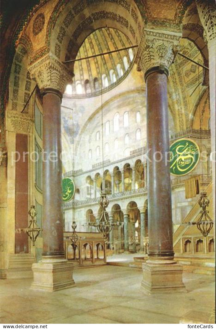 72153285 Istanbul Constantinopel Aya Solya Mueze Interior Of Saint Sophia Museum - Turkey