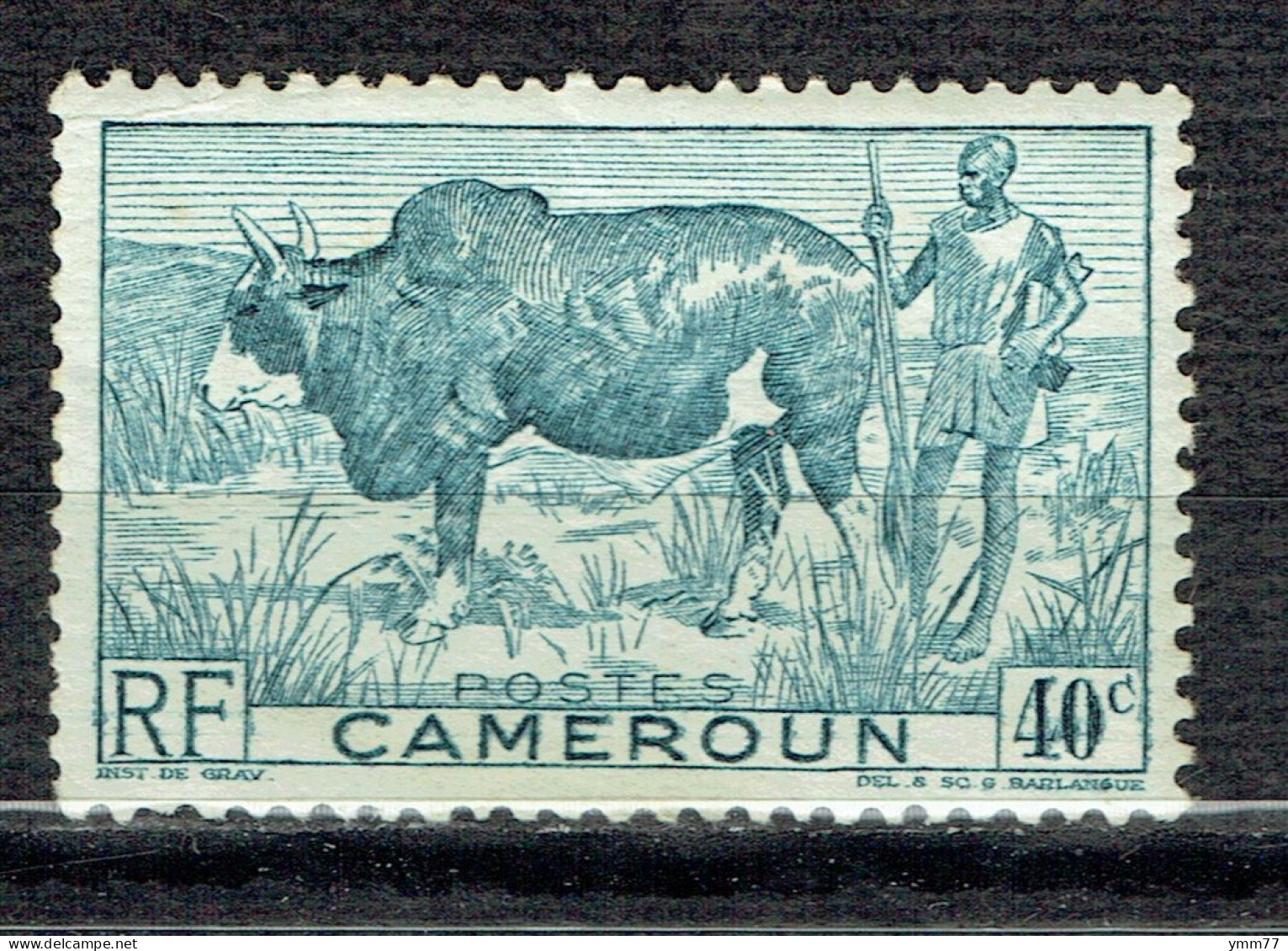 Série Courante : Bœuf à Bosse - Unused Stamps