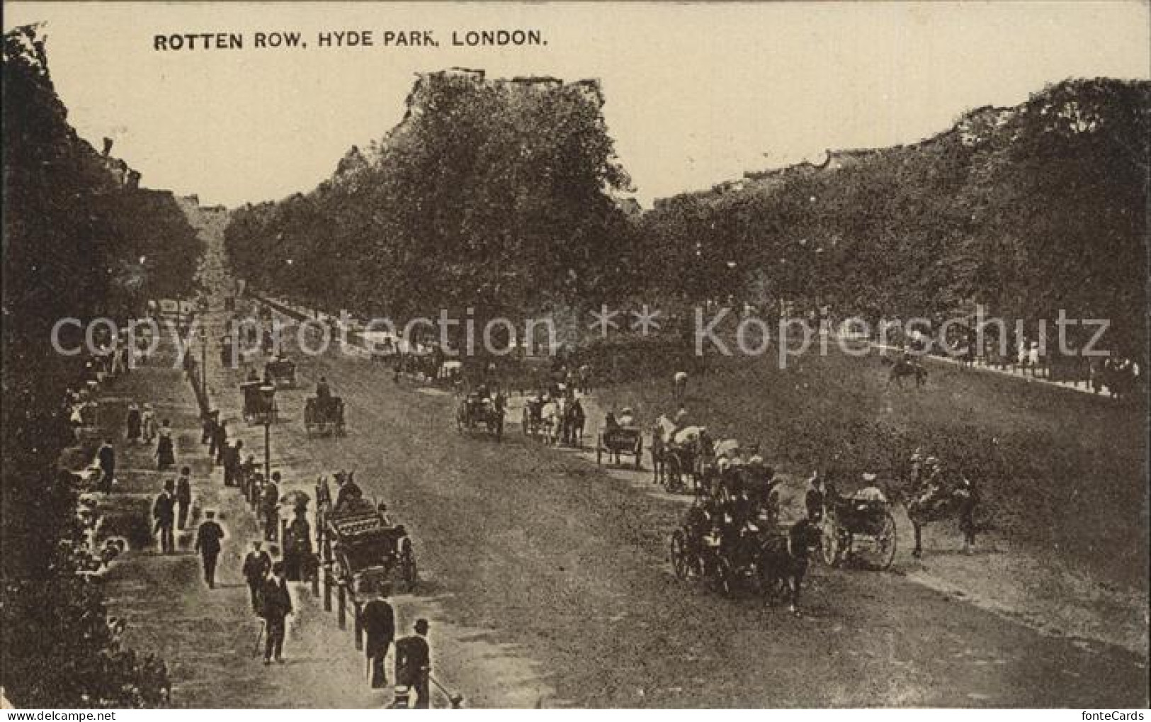 72152175 London Rotten Row Hyde Park - Other & Unclassified