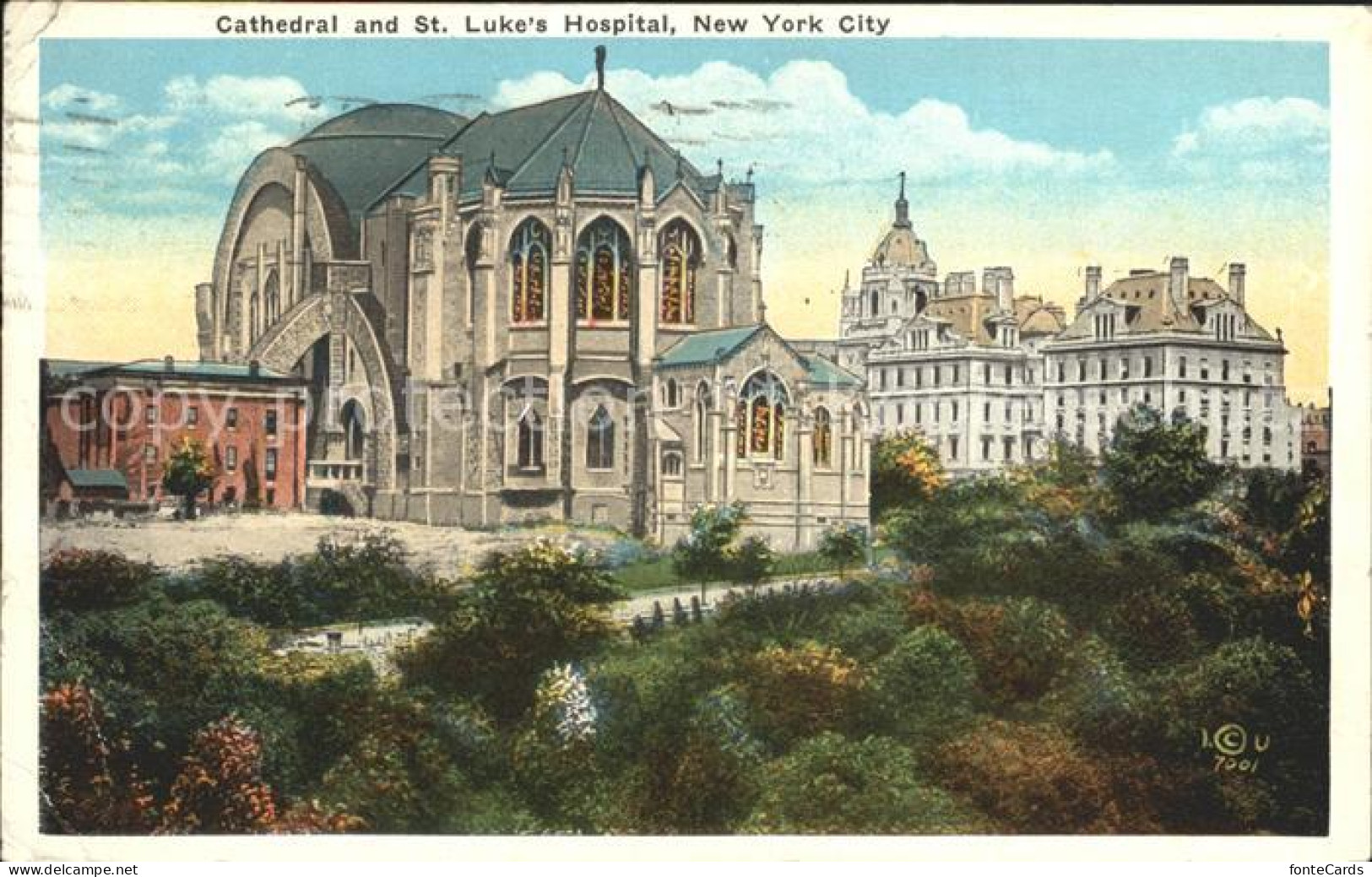 72152169 New_York_City Cathedral And St Lukes Hospital - Andere & Zonder Classificatie