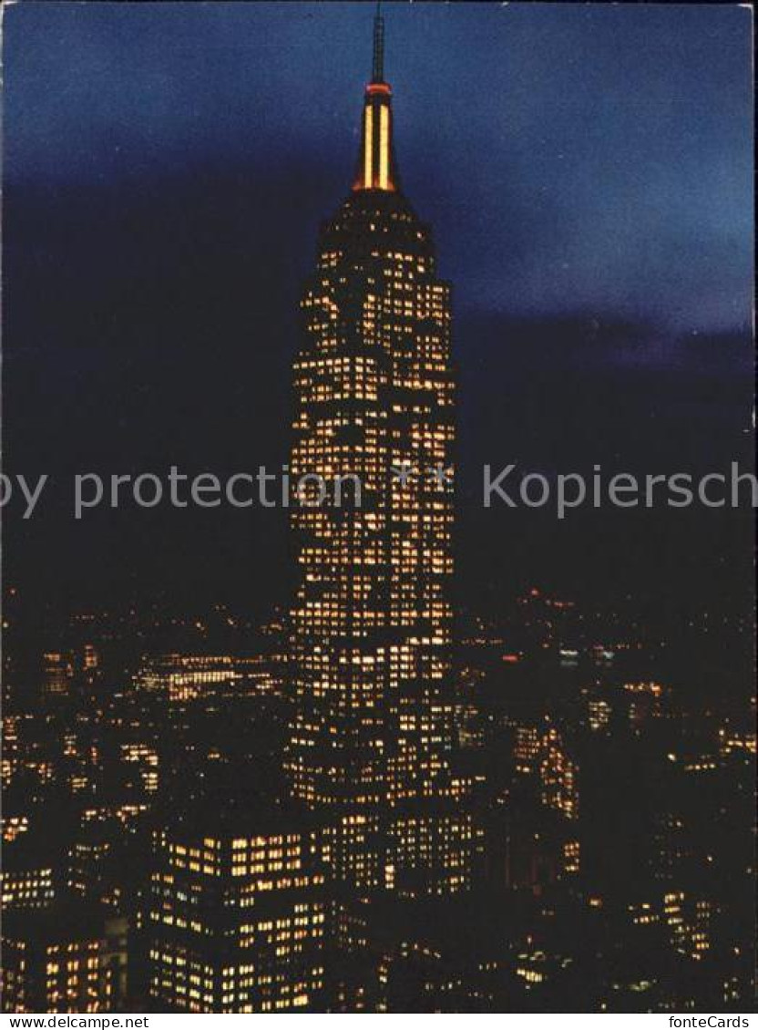 72147613 New_York_City Empire State Building Bei Nacht - Andere & Zonder Classificatie