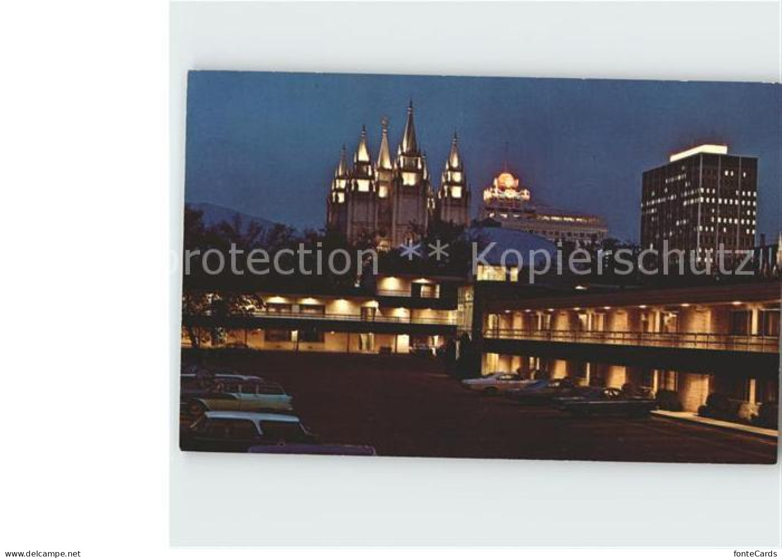 72143814 Salt_Lake_City Hotel Utah Motor Bei Nacht - Altri & Non Classificati