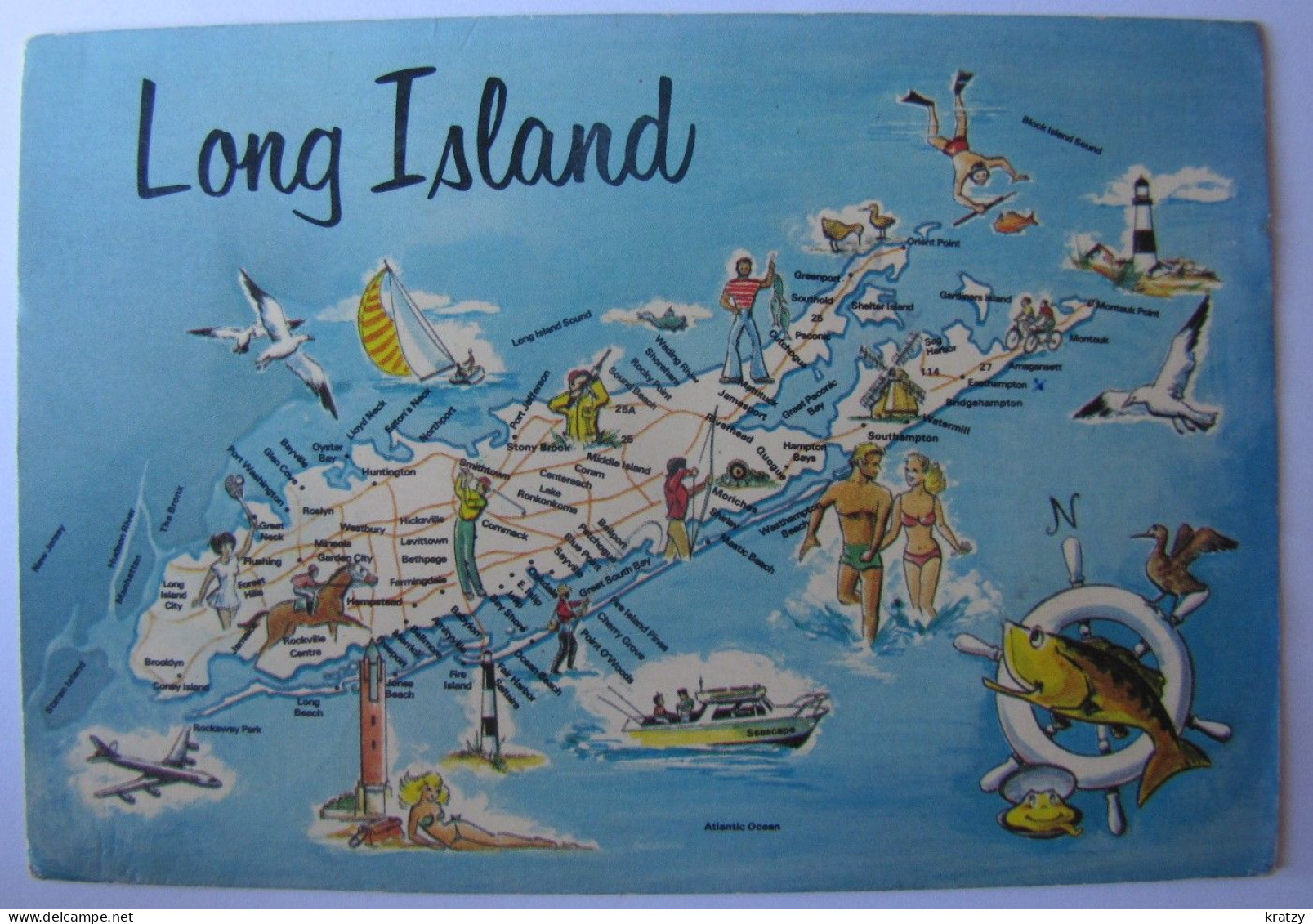 ETATS-UNIS - NEW YORK - LONG ISLAND - Map - Long Island