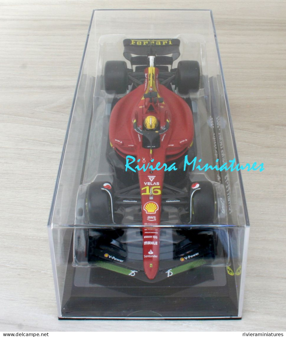 BURAGO - FERRARI F1-75 - GP ITALIE MONZA 2022 - N°16 LECLERC - BU26806L - 1/24 - Burago