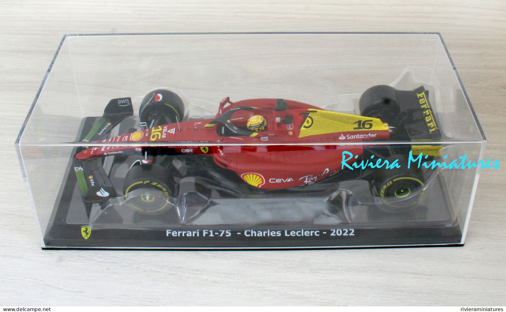 BURAGO - FERRARI F1-75 - GP ITALIE MONZA 2022 - N°16 LECLERC - BU26806L - 1/24 - Burago