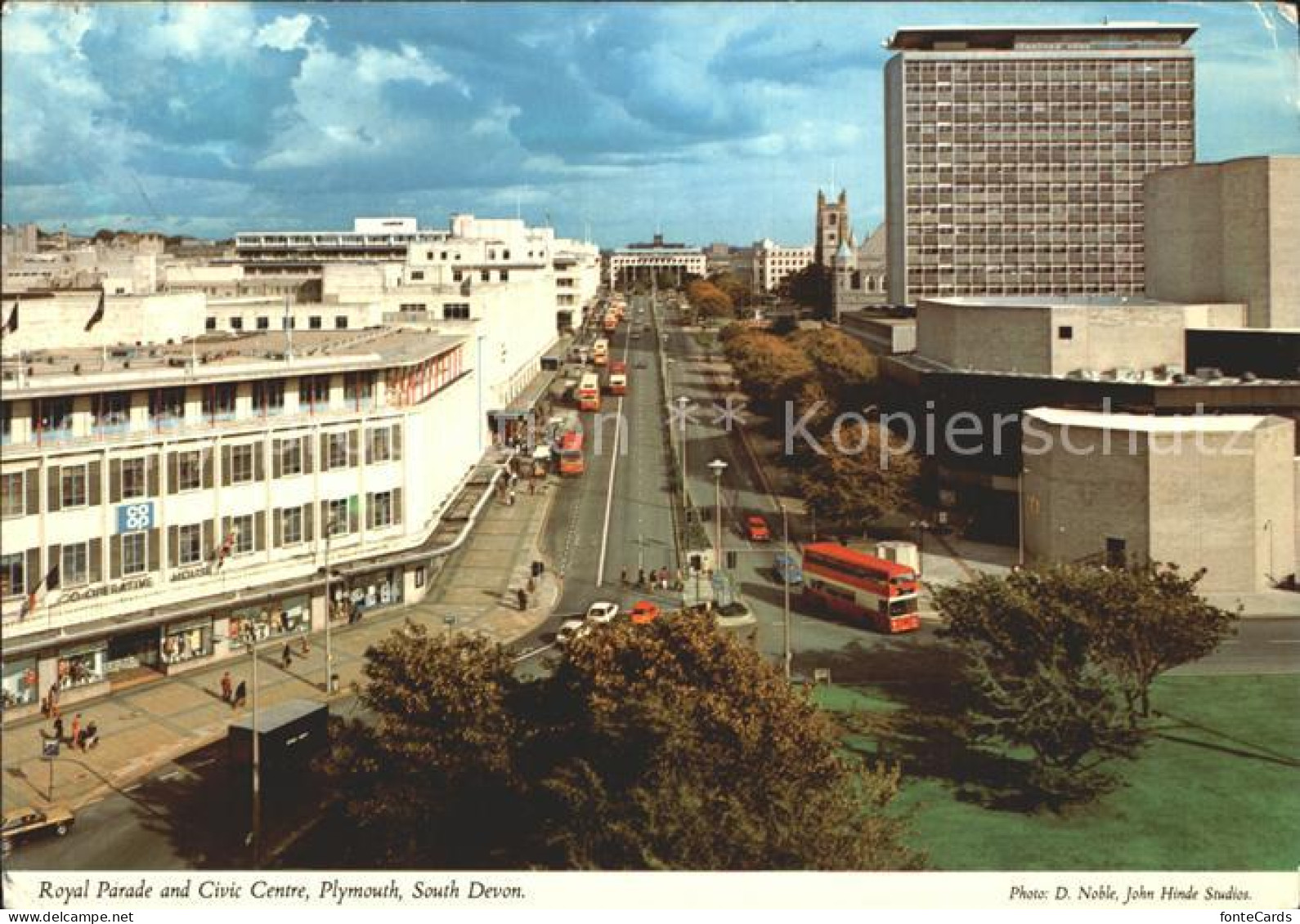 72139706 Plymouth Plymouth Royal Parade And Civic Centre  - Andere & Zonder Classificatie