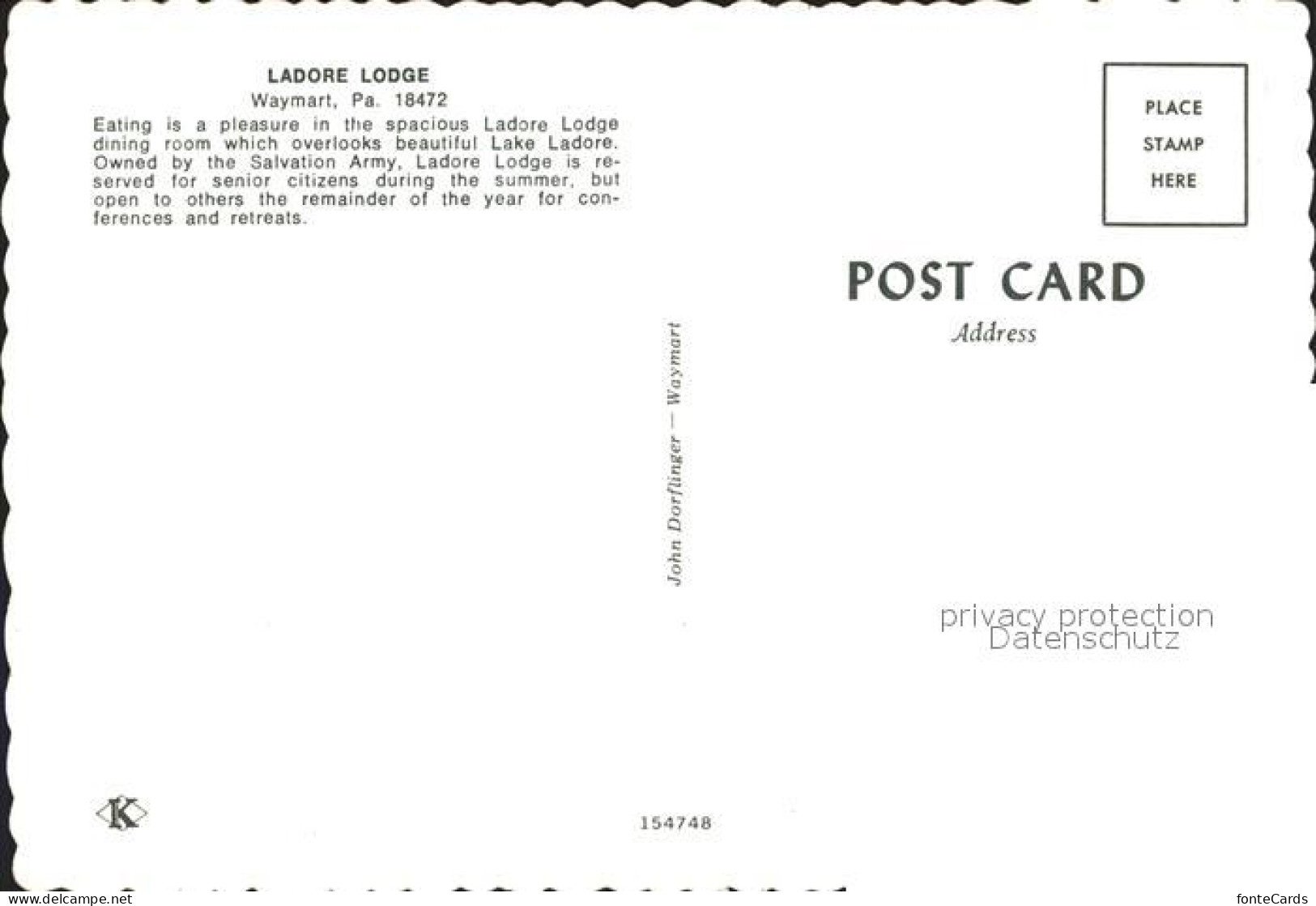 72138137 Waymart Ladore Lodge Waymart - Andere & Zonder Classificatie